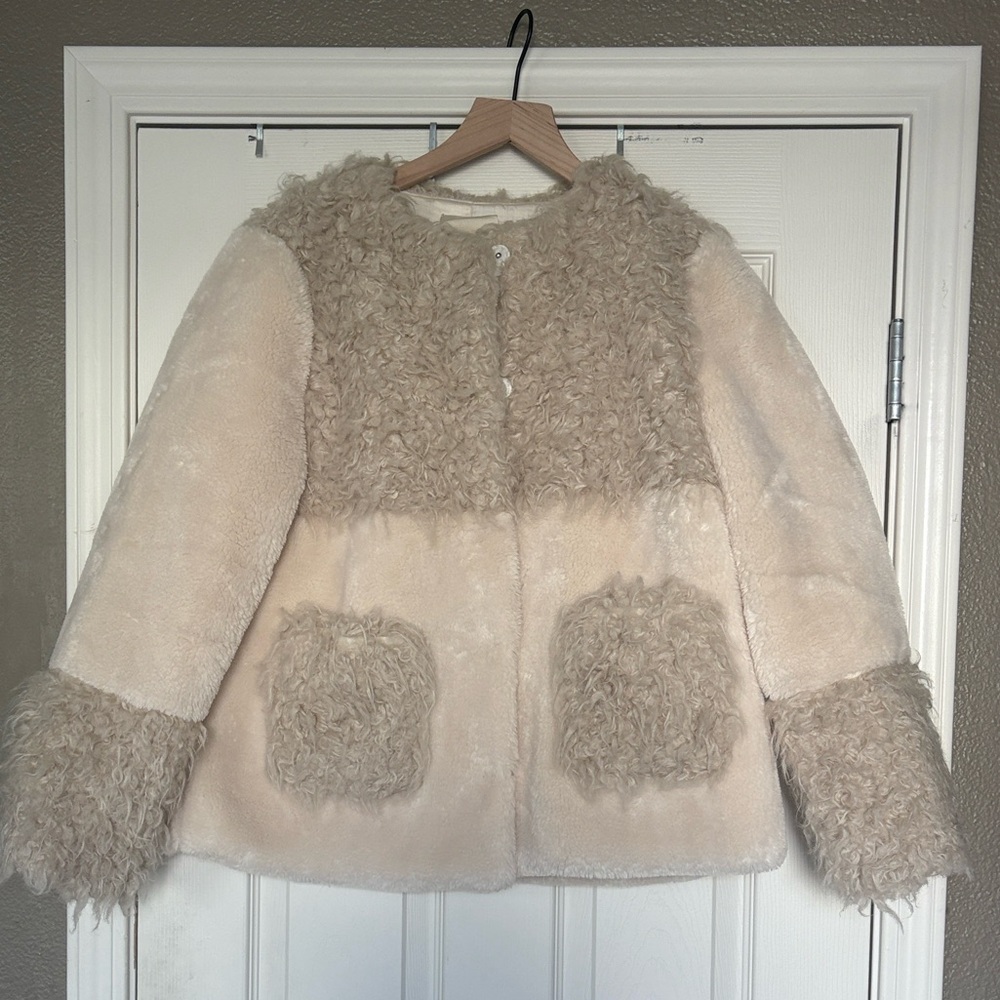 LA VIE by Rebecca Taylor faux fur jacket